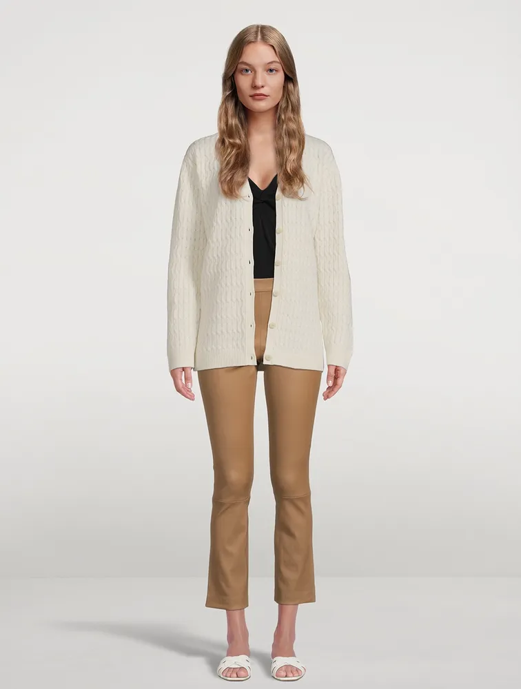 Cable-Knit Cardigan