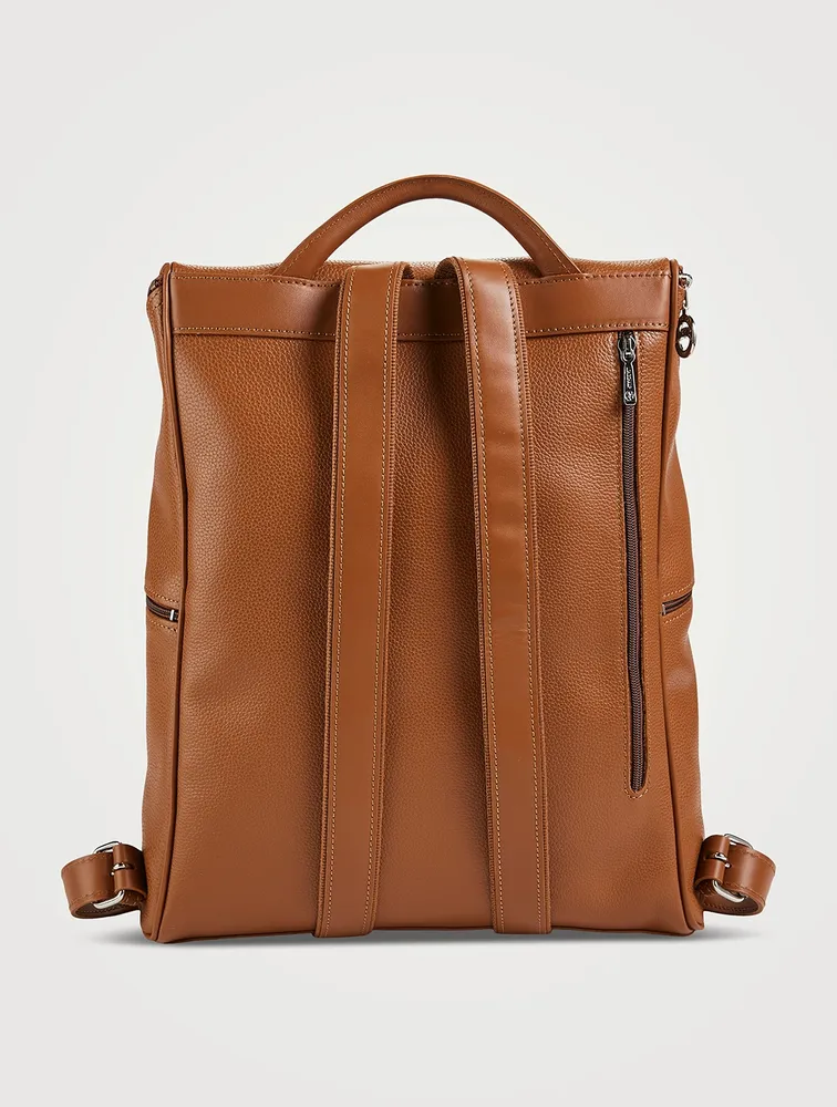 Le Foulonné Leather Backpack