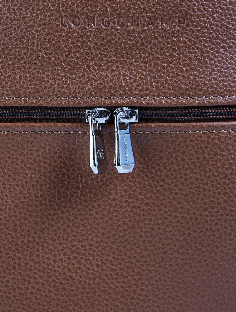 Le Foulonné Leather Backpack