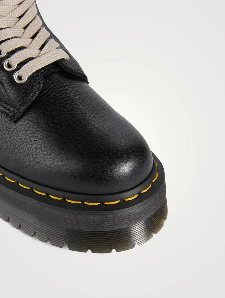 Dr. Martens x Rick Owens Leather Combat Boots