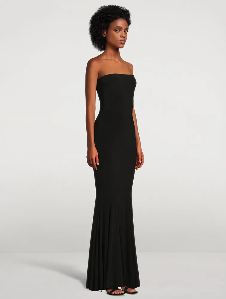 Strapless Fishtail Gown