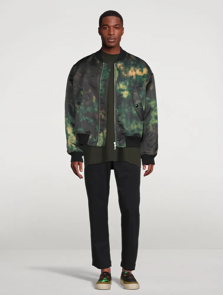 Verso Bomber Jacket Acid Print
