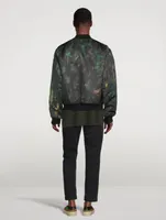 Verso Bomber Jacket Acid Print