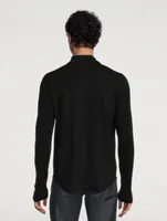 Cashmere Polo Cardigan