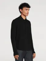 Cashmere Polo Cardigan