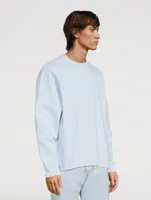 Cotton-Blend Sweatshirt With Logo