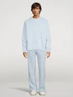 Cotton-Blend Sweatshirt With Logo