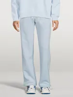 Cotton-Blend Sweatpants With Logo
