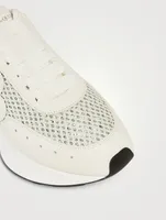 Sprint Runner Mesh And Leather Sneakers