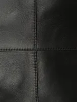 Slim Leather Coat