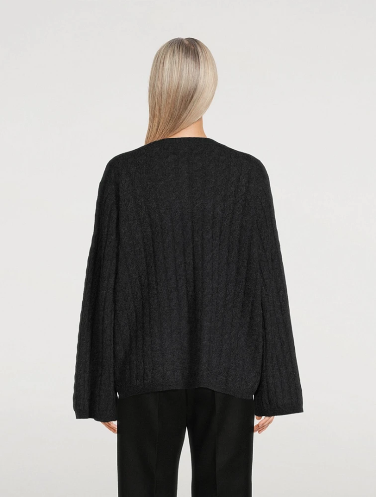 Cashmere Cable-Knit Sweater