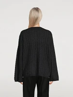 Cashmere Cable-Knit Sweater