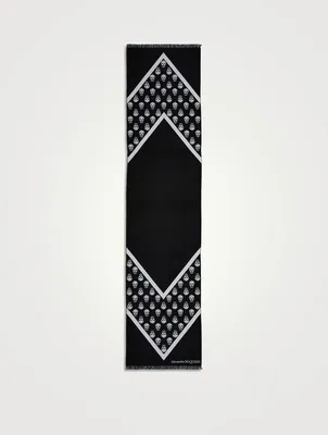 Sport Skull Wool Scarf