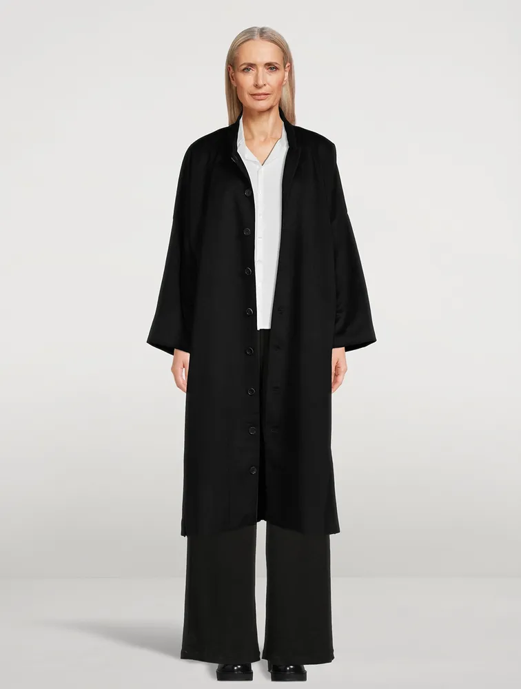 Full-Length Stand Collar Imperial Coat
