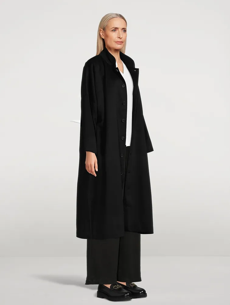 Full-Length Stand Collar Imperial Coat