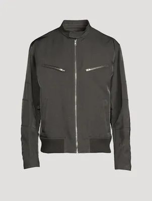 Nylon Moto Jacket