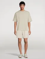 Nylon Shorts With Logo Band
