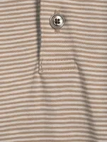 Cotton Striped Polo Shirt
