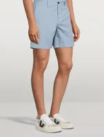 Zaine Cotton Stretch Shorts