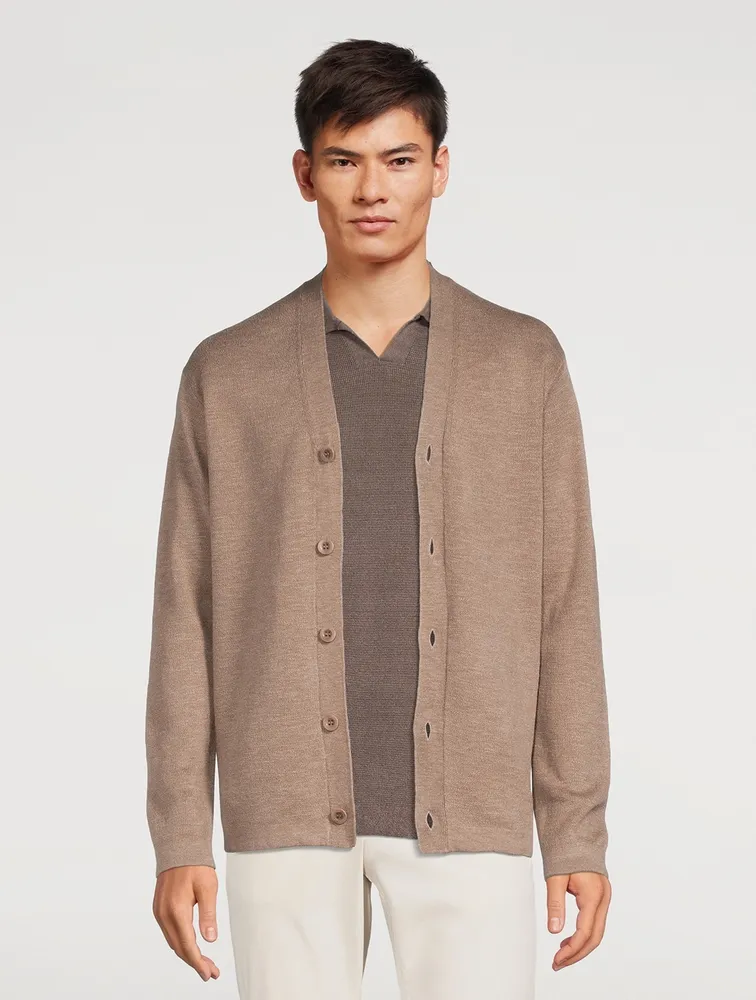 Linen And Cotton Cardigan