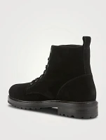 Luca Suede Lace-Up Boots