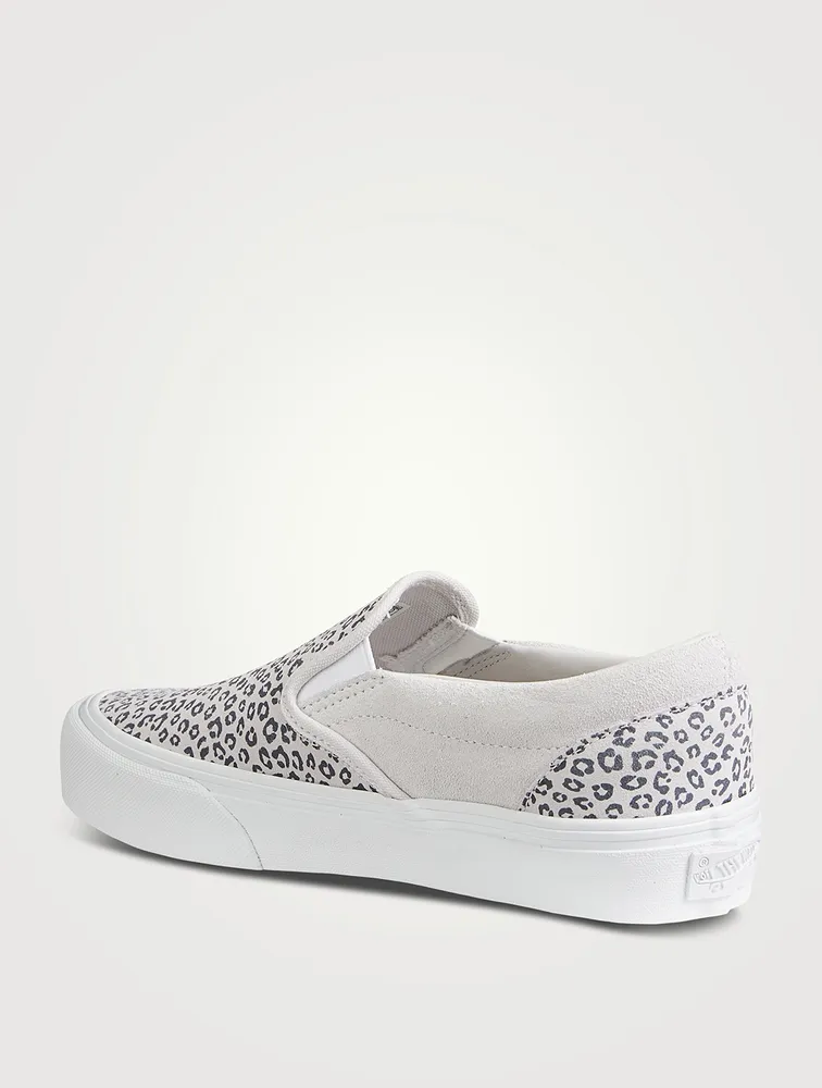 Classic VR3 LX Canvas Slip-On Sneakers Leopard Print