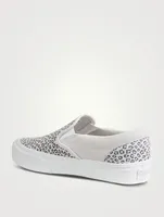 Classic VR3 LX Canvas Slip-On Sneakers Leopard Print