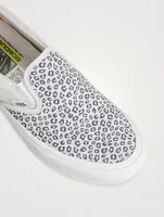 Classic VR3 LX Canvas Slip-On Sneakers Leopard Print