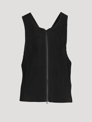 MC August Crossback Zip-Up Vest