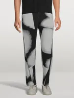 Straight-Leg Pants In Lantern Print