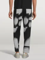 Straight-Leg Pants In Lantern Print