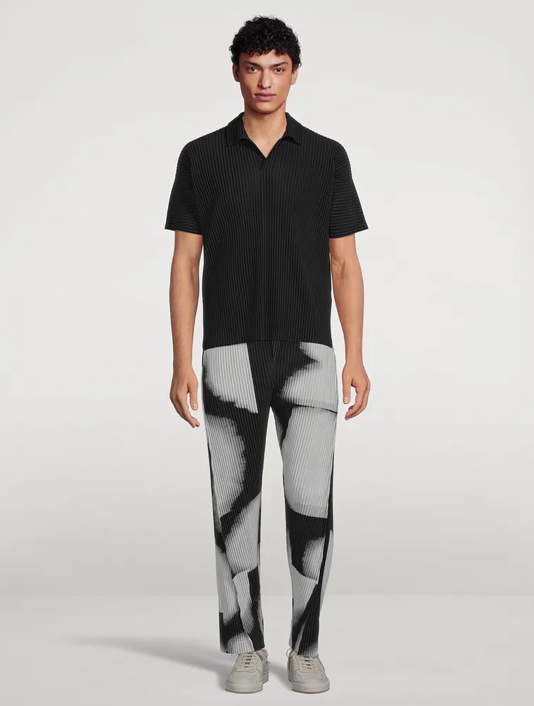 Straight-Leg Pants In Lantern Print