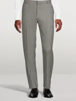 Wool And Mohair Houndstooth Pants