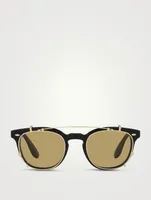 Oliver Peoples x Brunello Cucinelli Jep Round Sunglasses