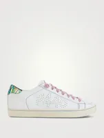 John Perforated Leather Sneakers