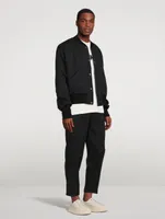 Snap-Button Bomber Jacket
