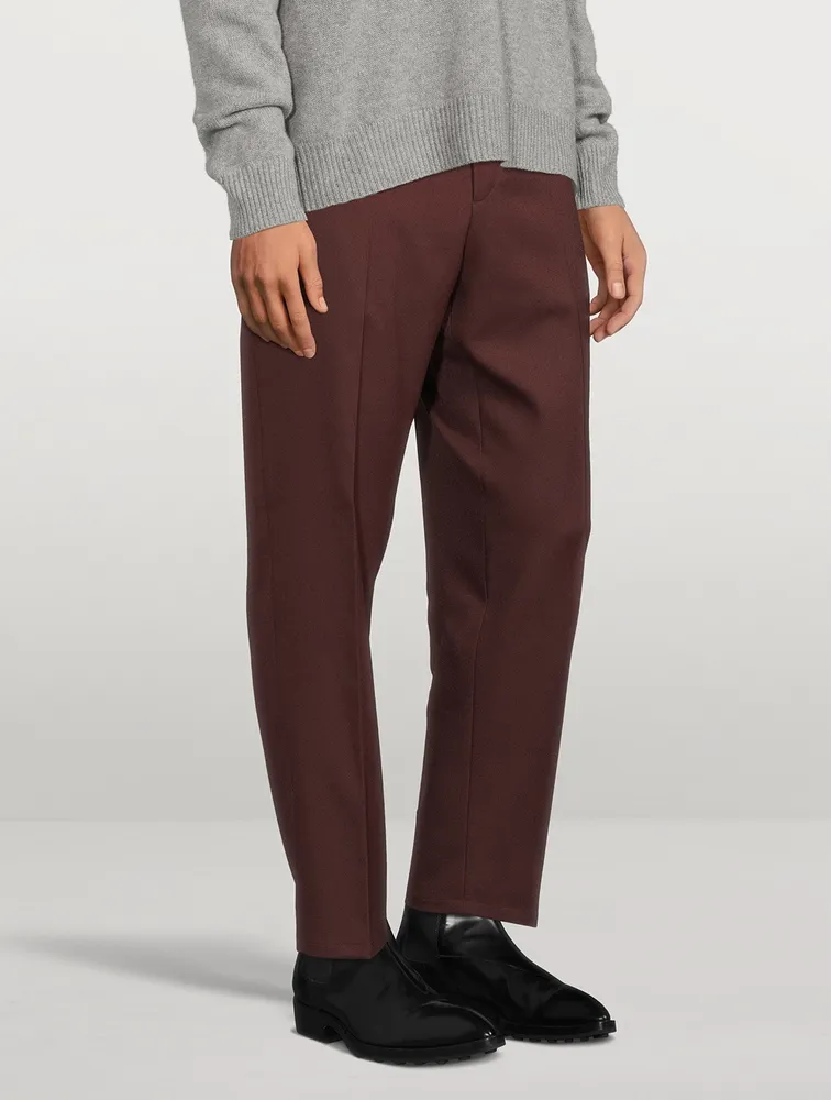 Light Wool Gabardine Pants