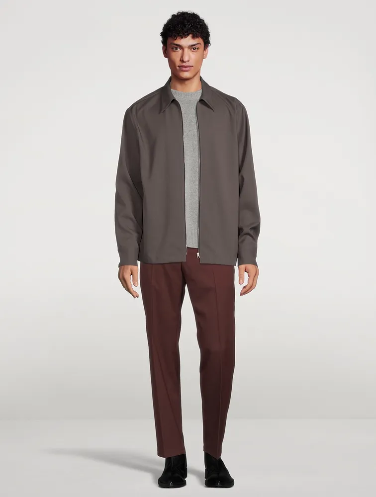 Light Wool Gabardine Pants