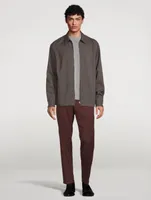 Light Wool Gabardine Pants