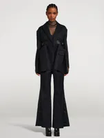 Jacket Chalk Stripe Print