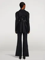 Jacket Chalk Stripe Print