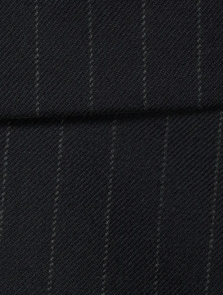 Jacket Chalk Stripe Print