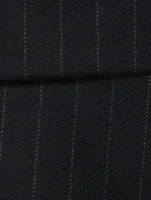Jacket Chalk Stripe Print