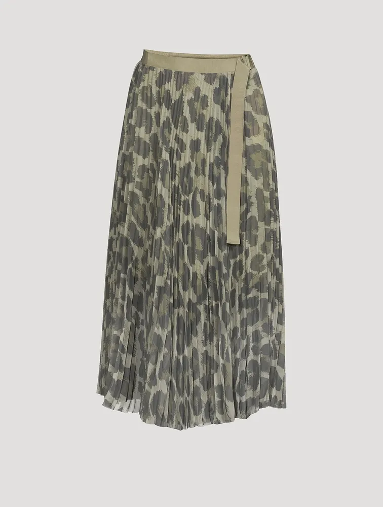 Midi Skirt Leopard Print