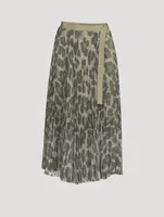 Midi Skirt Leopard Print