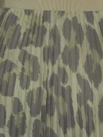Midi Skirt Leopard Print