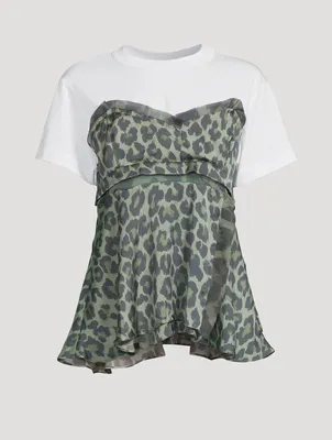 Cotton T-Shirt Leopard Print
