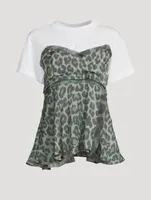 Cotton T-Shirt Leopard Print