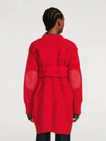 Wool Knit Cardigan