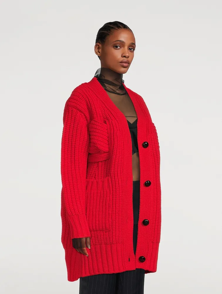 Wool Knit Cardigan